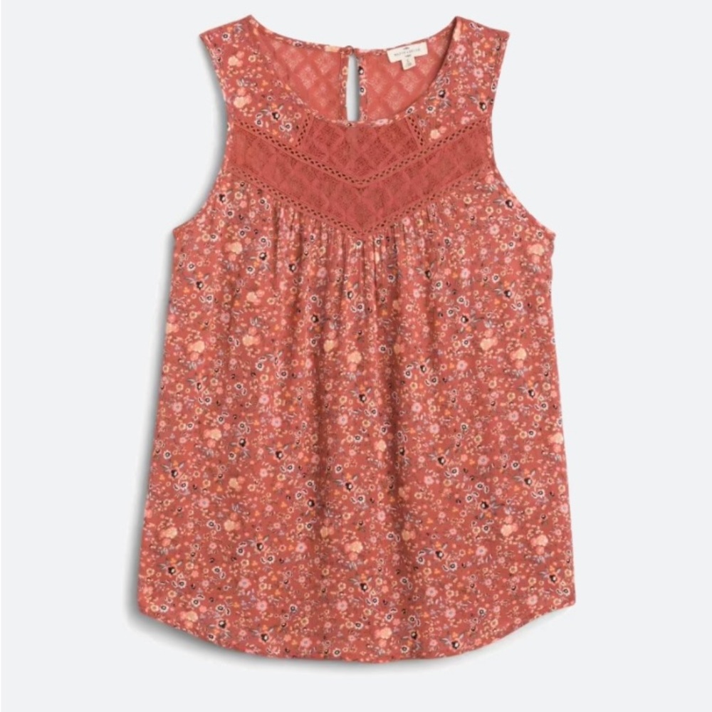 Mason and Belle Fai Eyelet Detail Top size medium